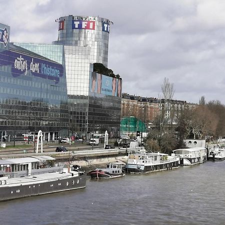 Logement Vue Sur La Seine Boulogne-Billancourt Exteriör bild
